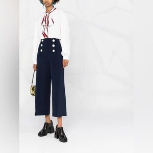 Boutique MOSCHINO Double Breasted Cropped Trousers